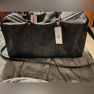 BNWT Betsey Johnson skull duffel bag